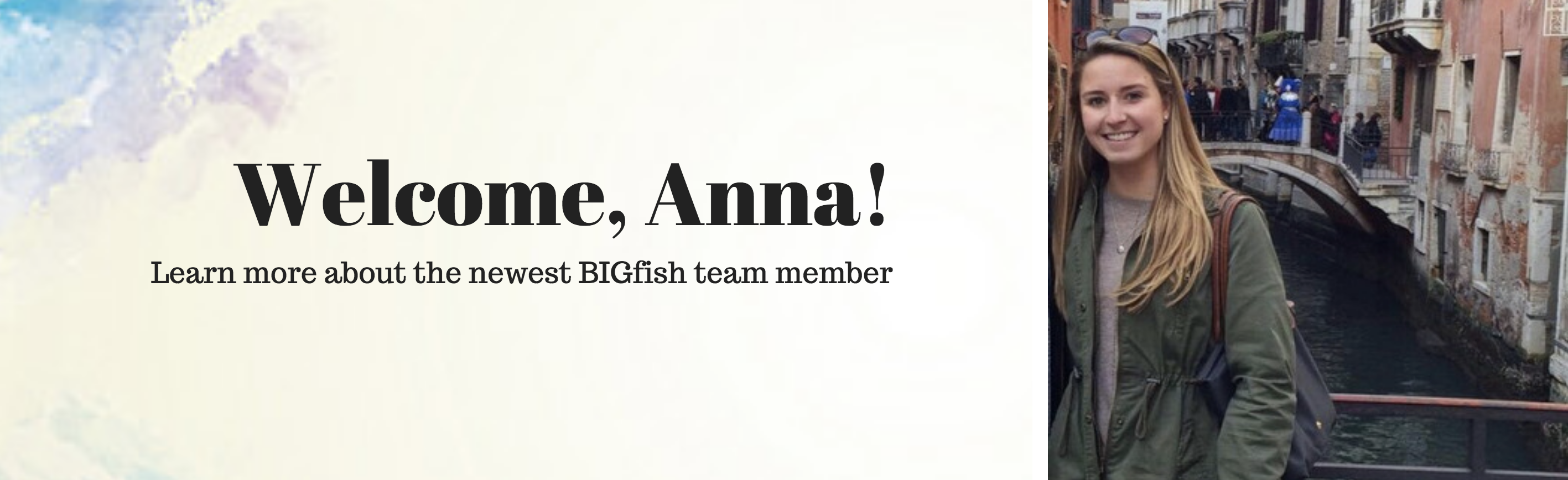 Meet Our New Team Member, Anna!