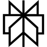 Solid black square image used as a decorative placeholder/graphic
